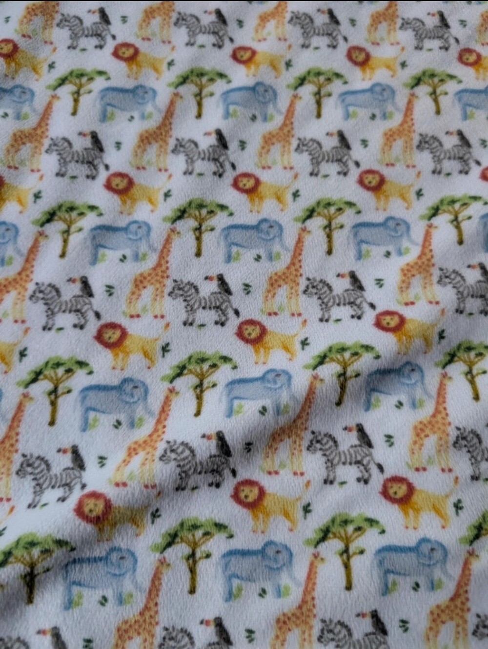 Modern Baby Animal Print Baby Blanket